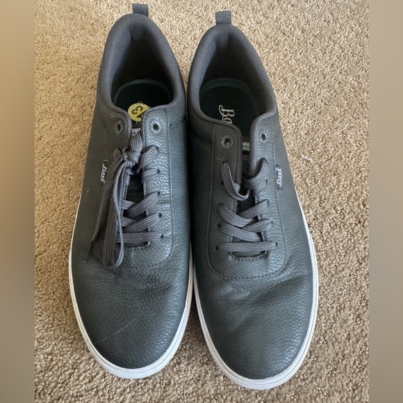 Bass Gray Sneakers with Canvas Material and White Sole - Picture 1 of 3